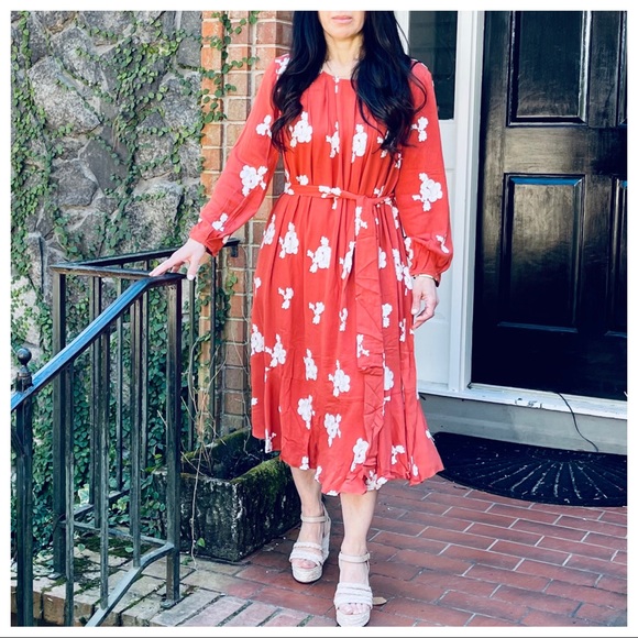 Fabulous boho chic belted midi dress - Picture 4 of 5